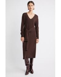 Nordstrom - Long Sleeve Wool & Cashmere Blend Sweater Dress - Lyst
