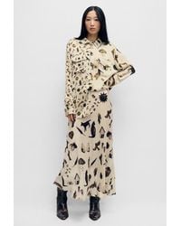 SILK LAUNDRY - Long Bias Cut Skirt - Lyst
