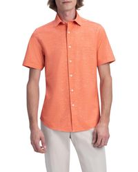 Bugatchi - Ooohcotton Short Sleeve Button-Up Shirt - Lyst