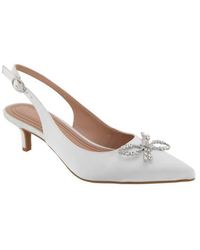BCBGMAXAZRIA - Donna Slingback Pointed Toe Kitten Heel Pump - Lyst