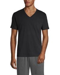 Lands' End - V-Neck Undershirt 3 Pack - Lyst
