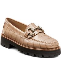G.H. Bass & Co. - G. H.bass Lianna Croc Embossed Super Bit Weejuns Penny Loafer - Lyst