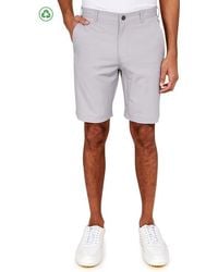 Con.struct - Regular Fit Solid Recycled Performance Flat Front Golf Shorts - Lyst