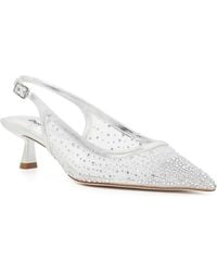 Dune - Ciana Slingback Pointed Toe Kitten Heel Pump - Lyst