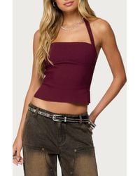 Edikted - Dara Halter Top - Lyst