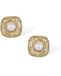 Retro Chic - Canary Ear Stud - Lyst