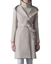 Mackage - Shia-Slb 2-In-1 Double Face Wool Coat With Removable Bib - Lyst