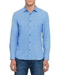 Con.struct - Quadruple Diamond Woven Long Sleeve Basic - Lyst