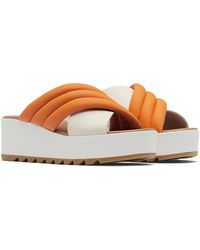 Sorel - Cameron Puff Flatform Slide Sandal - Lyst