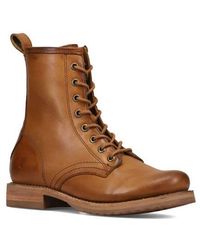 Frye - Veronica Flex Combat (Caramel) Boots - Lyst
