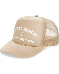 Local Beach - Good Times Usa Trucker Hat - Lyst