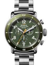 Shinola - Runwell Sport Bracelet Chronograph Watch Gift Set - Lyst