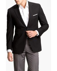 Canali - Classic Fit Solid Wool Blazer - Lyst