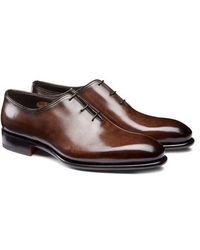 Santoni - People Plain Toe Oxford - Lyst