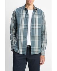 Vince - Lorimer Plaid Button-Up Shirt - Lyst