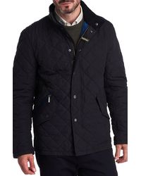 barbour trough quilted jacket