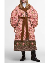 Barbour - X Farm Rio Cami Quilted Coat - Lyst