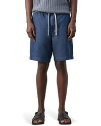 Mango - Cotton Blend Drawstring Bermuda Shorts - Lyst