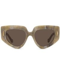 Loewe - Anagram 51Mm Geometric Sunglasses - Lyst