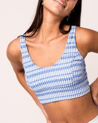 Nanis - Avant Crop Swim Top - Lyst