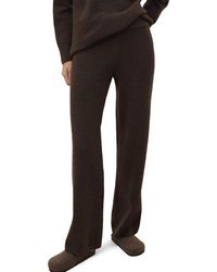 Mango - Knit Pants - Lyst