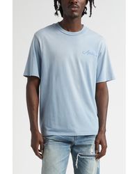Amiri - Bleached Bandana Patch T-Shirt - Lyst