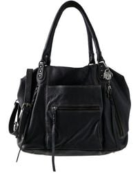 Free People - Emerson Lambskin Leather Tote - Lyst