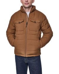Levi's - Stand Collar Puffer Jacket - Lyst
