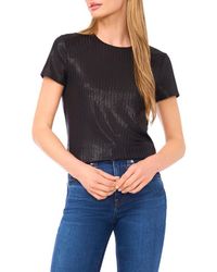 Ted Baker - Piper Metallic Knit Top - Lyst