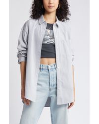 BP. - Oxford Cotton Button-up Shirt - Lyst