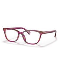 Ralph - 53Mm Rectangle Optical Glasses - Lyst