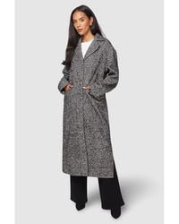Wallis - Collared Cuff Detail Maxi Coat - Lyst