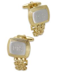 Paul Fredrick - Chain Wrap Engravable Cufflinks - Lyst