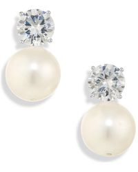 Shashi - Large Cleo Stud Earrings - Lyst