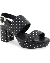 Aerosoles - Camera Crystals Slingback Platform Sandal - Lyst