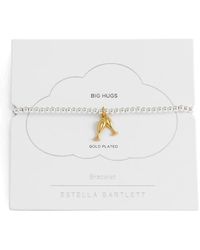 Estella Bartlett - Sienna Champagne Beaded Stretch Bracelet - Lyst