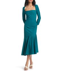 Sachin & Babi - Sharlize Long Sleeve Stretch Crepe Dress - Lyst