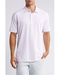 Peter Millar - Crown Crafted Fitz Stripe Performance Mesh Polo - Lyst