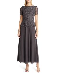 Pisarro Nights - Mock Two-piece Embellished Cocktail Dress - Lyst