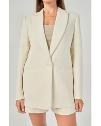 Endless Rose - Tailored Single Button Blazer - Lyst