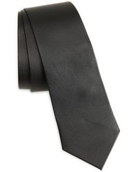 Tom Ford - Soft Plongé Lambskin Leather Tie - Lyst