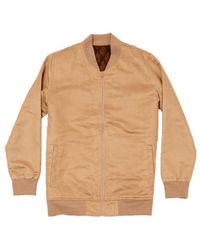 Dapper Boi - Microfiber Suede Bomber Jacket - Lyst