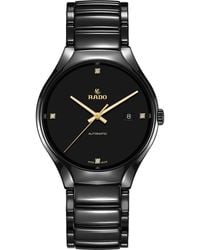 Rado - True Automatic Diamond Ceramic Bracelet Watch, 40Mm - Lyst