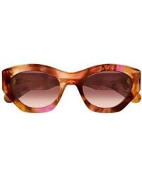 Chloé - 53Mm Gradient Cat Eye Sunglasses - Lyst