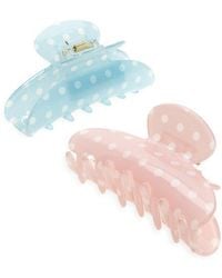Tasha - Assorted 2-Pack Polka Dot Claw Clips - Lyst