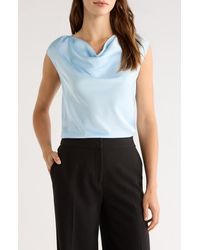 Halogen® - Cowl Neck Sleeveless Top - Lyst