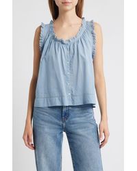 The Great - The Vignette Lace Sleeveless Top - Lyst