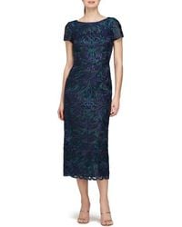 JS Collections - Embroidered Column Cocktail Dress - Lyst