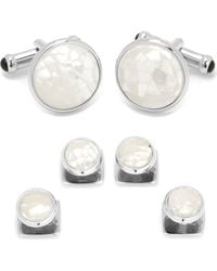 Cufflinks Inc. - Mother-Of-Pearl Cuff Link & Shirt Stud Set - Lyst
