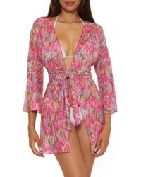 Becca - Polynesia Paisley Mesh Cover-Up Tunic - Lyst